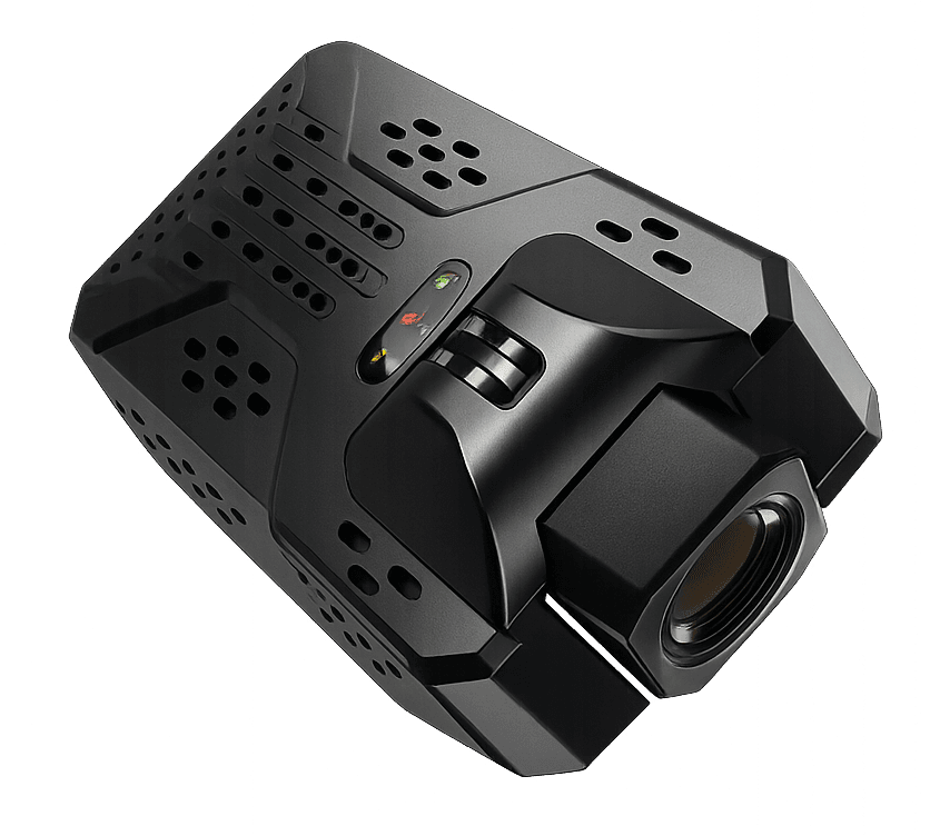 EH21 single-channel 4G dashcam front view