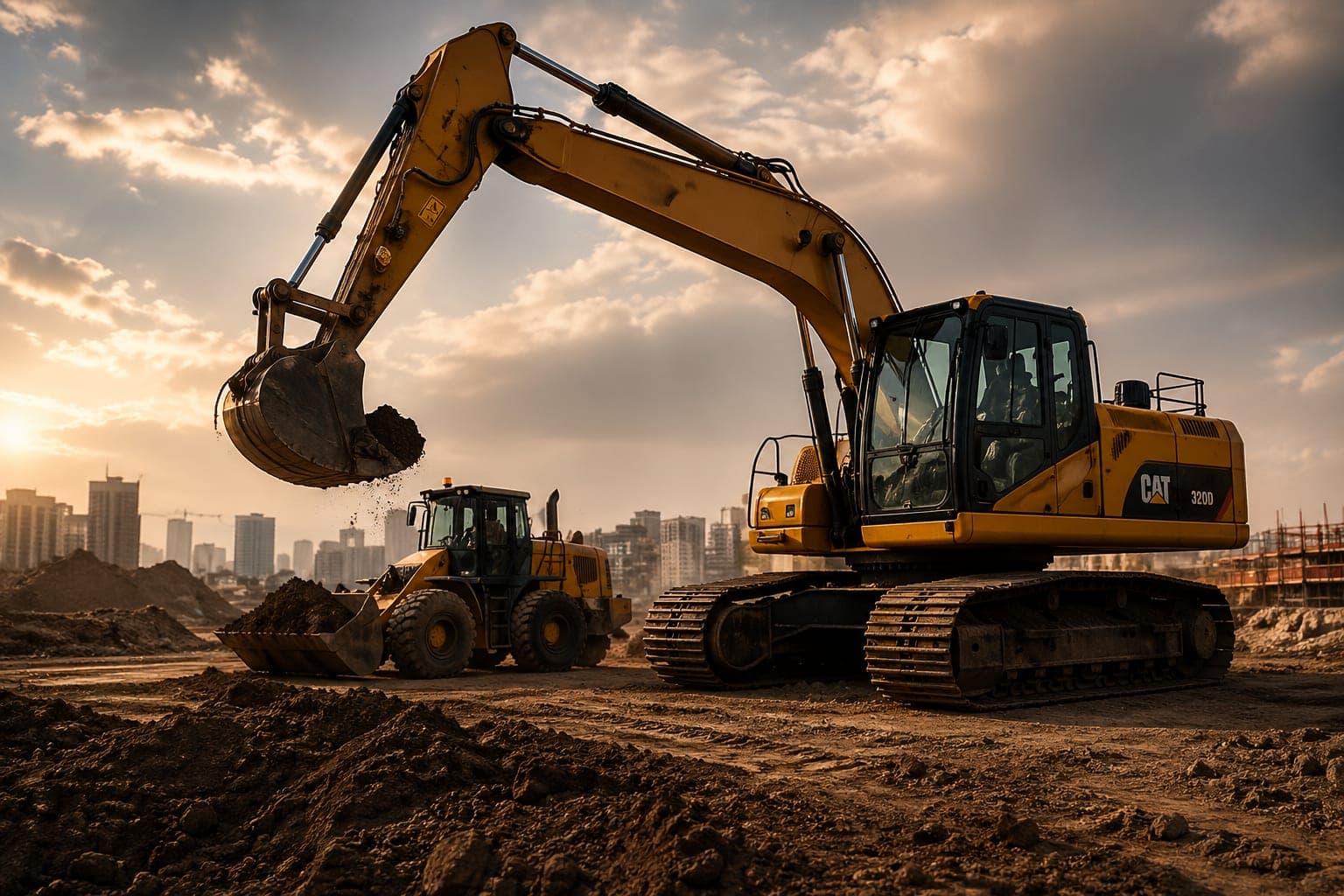 Construction fuel monitoring site