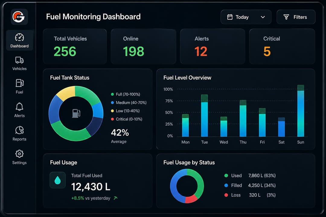 Monitoring panel preview