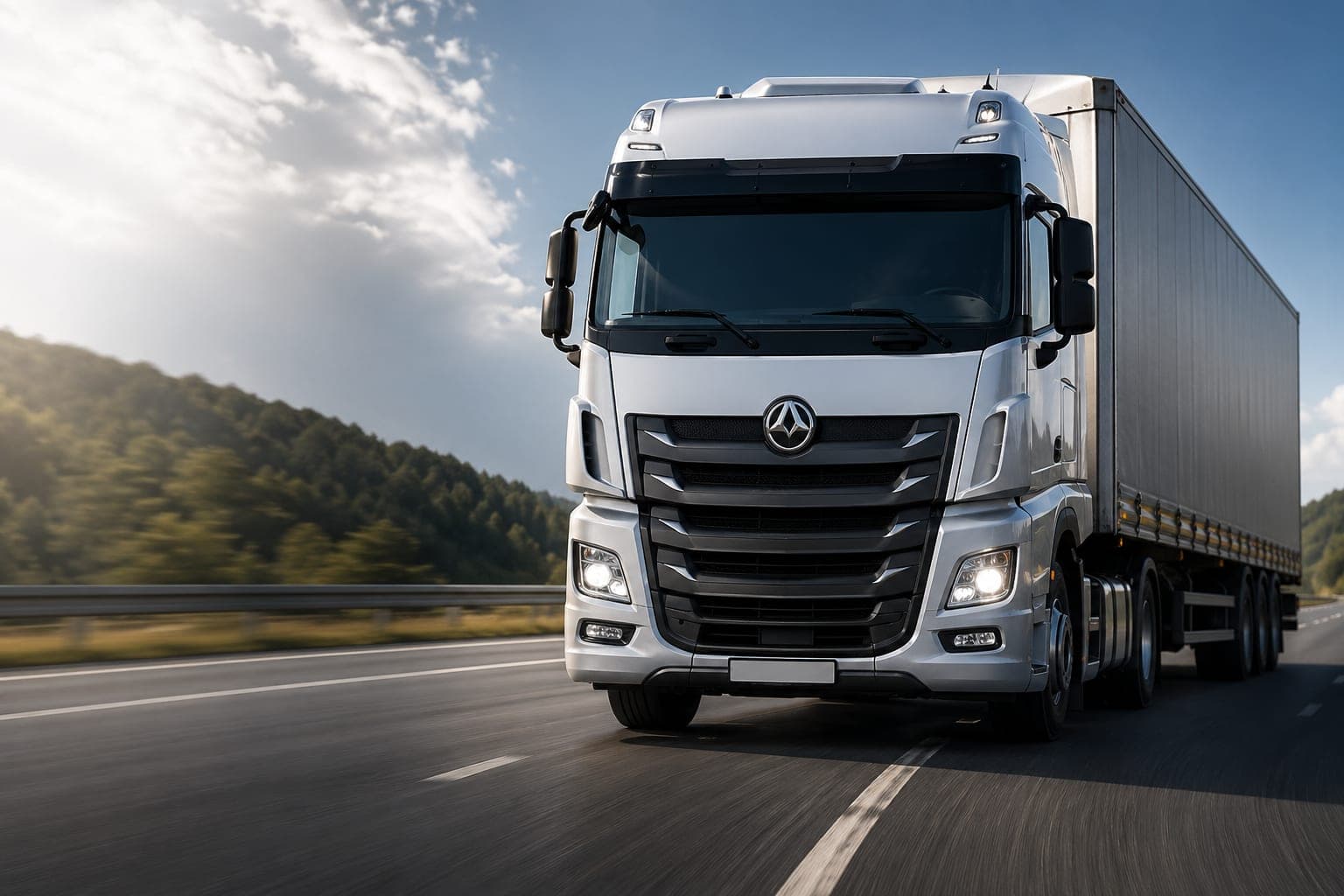 Heavy fleet fuel monitoring truck