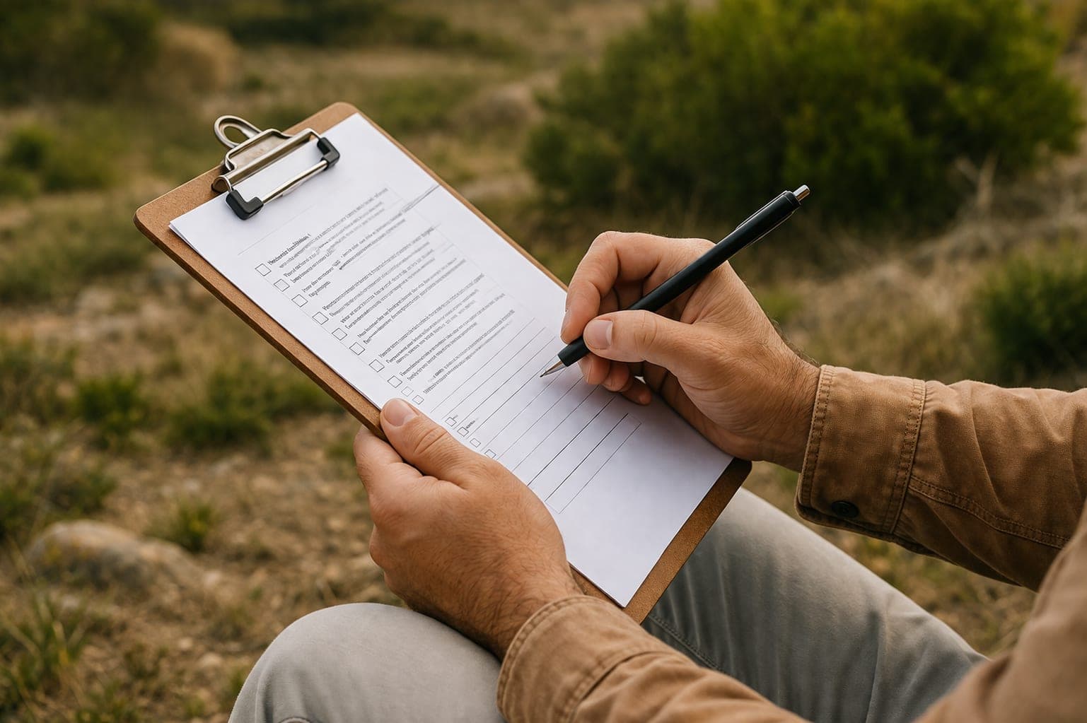 Manual field checklist before connected LoRaWAN monitoring is deployed