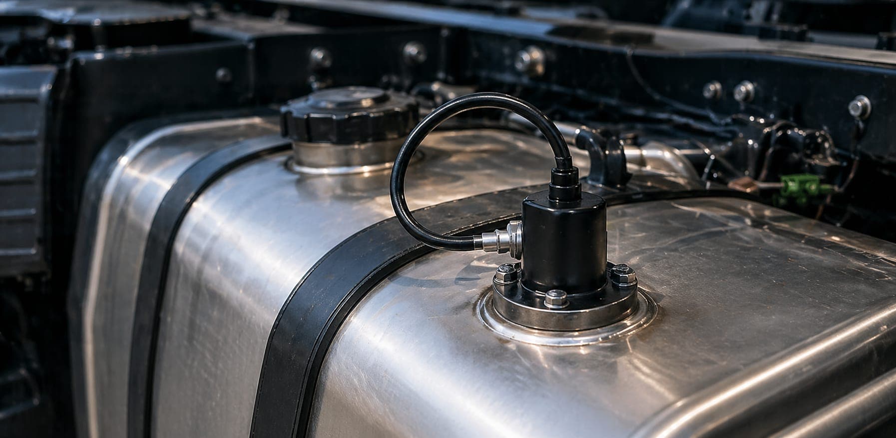 Monitoring hardware installed on refrigerated tanker equipment