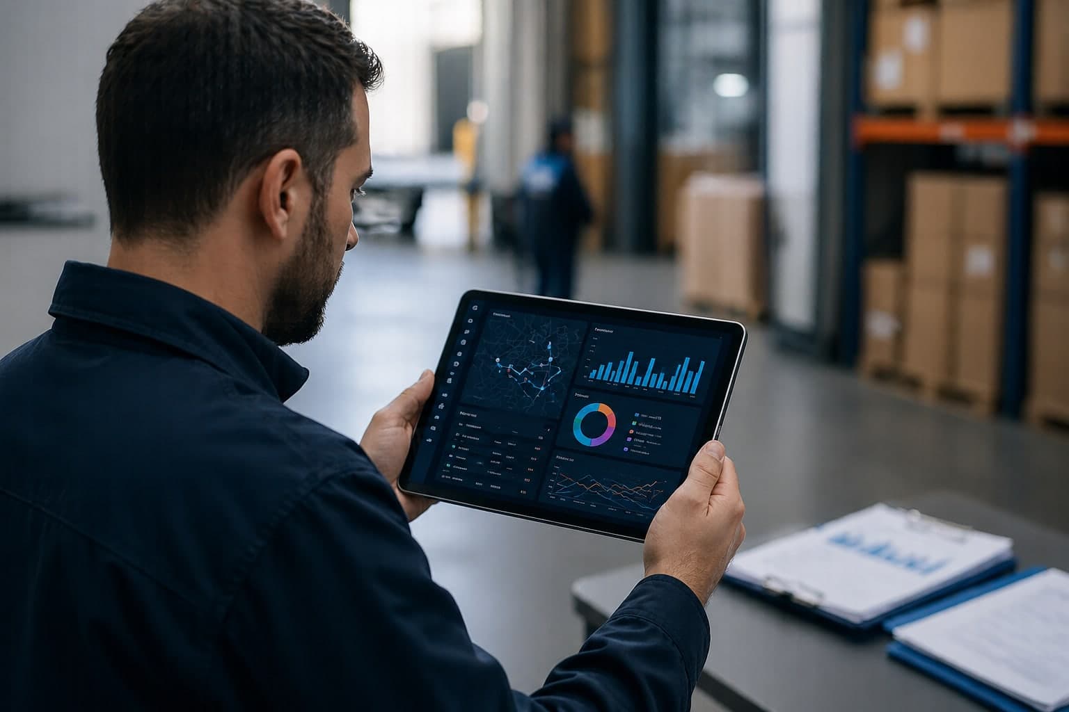 Audit-heavy operations review on tablet
